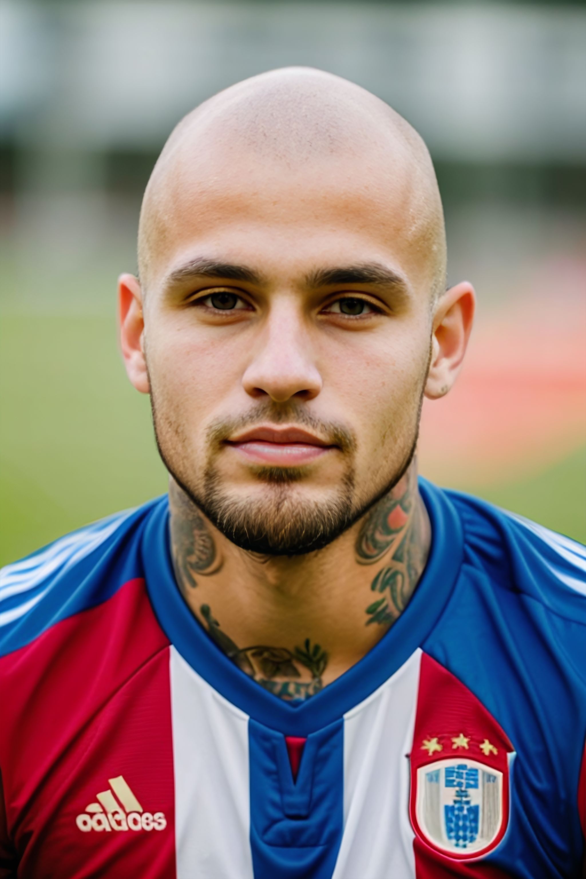 Portrait generated with Stable Diffusion.